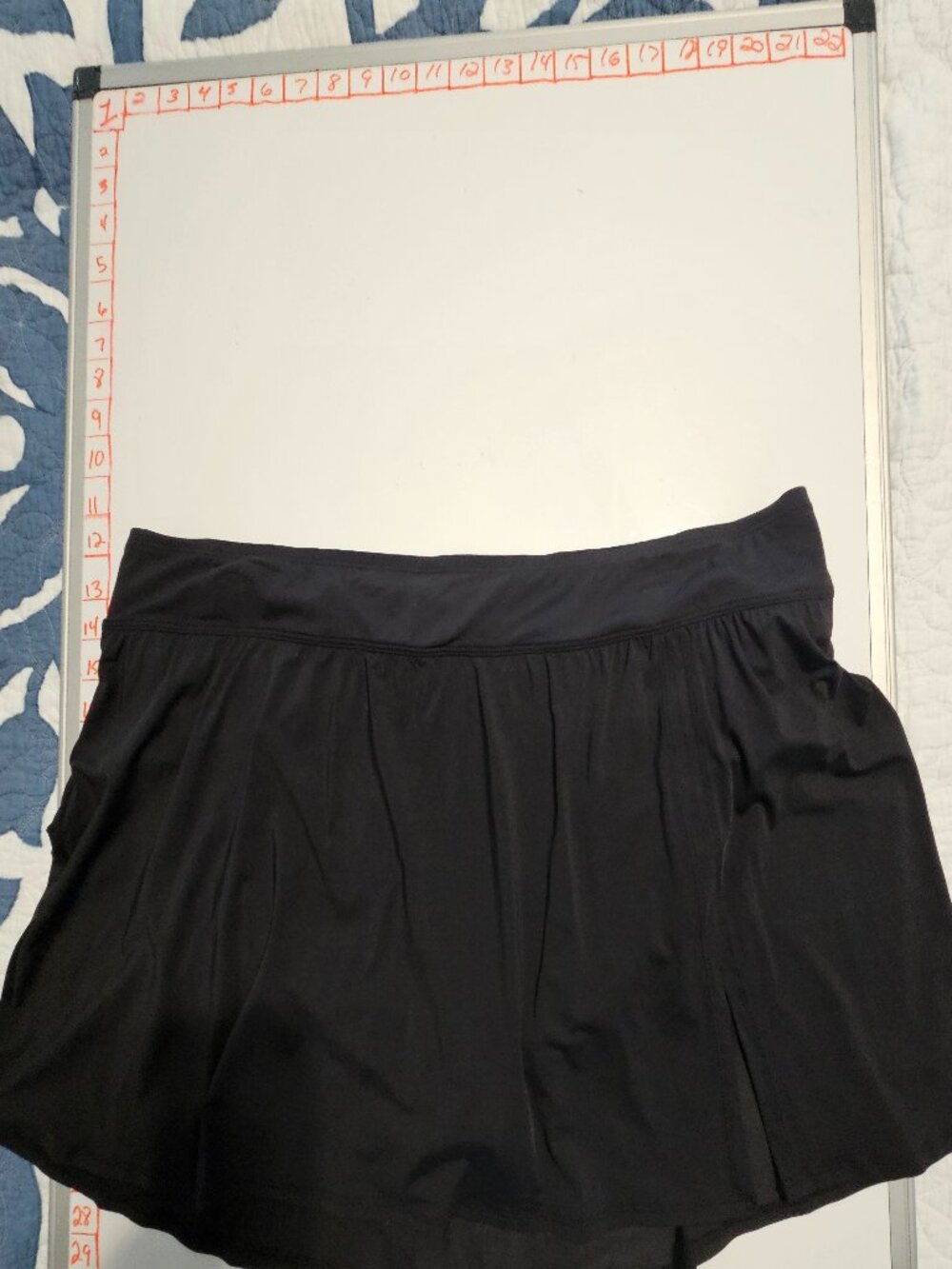Bleu Rod Beattie Black Swim Skirt Size 20W
